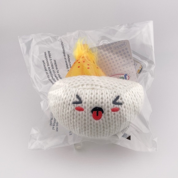 Eggatha The Deviled Egg Ami Amis Crocheted Plush 4 in Wave 2 Ultra Rare - Picture 2 of 2